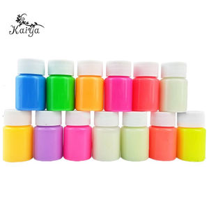 Couleur vive en vrac Non toxique Semi finition yeux cosmétique lisse Glide <span class=keywords><strong>Eye</strong></span> <span class=keywords><strong>Liner</strong></span> UV lueur coloré matière première néon liquide Eyeliner - Product Image 1