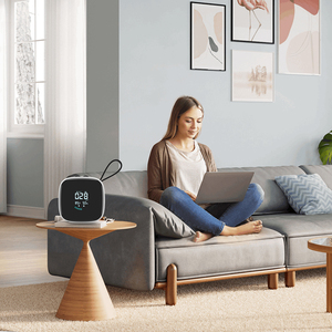 Kỹ thuật số PM2.5 <span class=keywords><strong>Detector</strong></span> và nhiệt độ độ ẩm Meter CO2 cảm biến cụ bộ máy cho chất lượng không khí bụi khói Haze Tester - Product Image 5