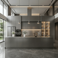 Installation gratuite, antirouille, acier inoxydable 304, armoire de cuisine multifonctionnelle, buffet de cuisine pour salle à manger avec casiers