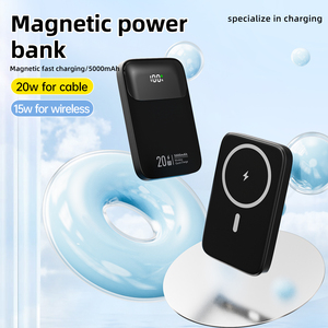 Từ không dây sạc điện ngân hàng với 5000mAh Li-polymer pin Tương thích với iPhone 16 Pro Max 15 14 13 12 - Product Image 3