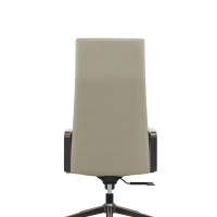 Chaise de bureau moderne et simple à dossier haut en cuir synthétique, pivotante et réglable en hauteur