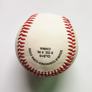 Baseball, Cowhide Leather, Wool Core, <strong>Hand</strong>-Stitched, <strong>for</strong> Competition &amp; Training - Product Image 2