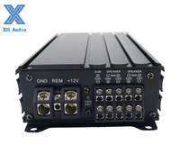 Super Mini amplificateur de voiture classe D à 5 canaux 60W * 4CH + 180W * 1CH avec croisements et égaliseurs pour système audio de voiture amélioré