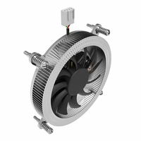 Disipador de Calor para CPU de 65W Todo en Uno, 4 Pines, Aluminio, LGA 1200 115x 1700, Radiador de 90*90*20mm para Computadora Todo en Uno