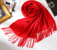 Châles longs en cachemire pashmina musulmans personnalisés, de haute qualité, classiques, unis, à franges, pour l'hiver – Nouvelle collection tendance