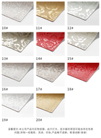 Nappe Moderne en Cuir PVC Couleur Unie, Résistante à l'Eau, Lavable, Résistante à la Chaleur, Tapis de Table, Revêtement Personnalisable, Épaisseur Ajustable