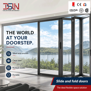 Puerta Plegable de Aluminio Hurricane AS2047 con Certificación CE, Vidrio Bajo Emisivo Aislante, Resistente al Viento, para Balcón, Patio, Casa Costera - Product Image 4