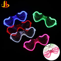 Stores de fenêtre en forme de cœur LED, verres à lumière froide, plastique, néon, luminescence multicolore, luminescence dans le noir, fête, événement, festival, Noël