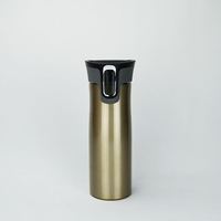 Thermos de voyage haut de gamme pour affaires, 470 ml, sans BPA, en acier inoxydable, isolé sous vide, avec couvercle, facile à utiliser