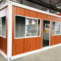 Kits de maisons préfabriquées en forme de A, kits de cabanes en bois préfabriquées portables en acier, petites maisons préfabriquées