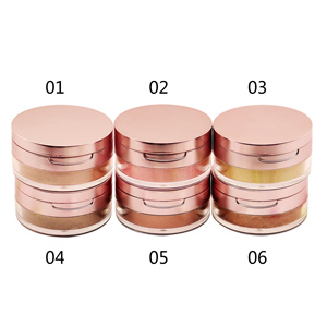 Bronceador <span class=keywords><strong>Iluminador</strong></span> Dorado Resistente al Agua con Brillo, Maquillaje de Ojos en Polvo Suelto, <span class=keywords><strong>Iluminador</strong></span> Metálico de Alta Pigmentación - Product Image 4