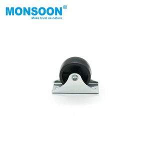 Accessoires de quincaillerie industrielle : Roulettes pivotantes silencieuses en caoutchouc réglables de 1 à 2 pouces pour meubles, chariots et lits escamotables - Product Image 3