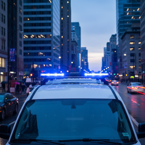 Ileritraffic Barre lumineuse LED d'urgence pour ambulance bleue pleine grandeur Expert/E-120 12-28VDC Protection IP65 7kg Toit de véhicule - Product Image 3