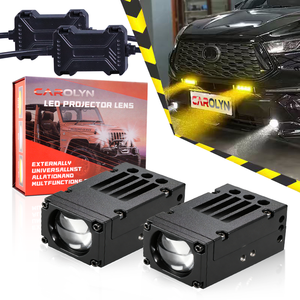 Luces antiniebla LED de proyector de doble color para motocicleta, accesorios de sistema de iluminación para motocicleta, <span class=keywords><strong>precio</strong></span> de fábrica, OEM, ODM. - Product Image 1