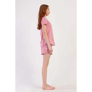 เสื้อแจ็คเก็ตหนังผู้หญิงสไตล์วินเทจ คอทรงโอ แขนสั้น ซับในผ้าสแปนเด็กซ์ ไส้ใยโพลีเอสเตอร์ สำหรับทุกฤดู ลายย้อมสีพิเศษ - Product Image 1