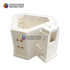 Sintered AZS ईंट zirconium कोरन्डम ईंट ग्लास भट्ठा ब्राउन कोरन्डम आग प्रतिरोधी ईंट - Product Image 3