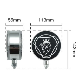 12-24V luces de tallo de doble cara Luz de señal de luz de marcador lateral LED para camión con logotipo de <span class=keywords><strong>Scania</strong></span> man Mercedes volvo - Product Image 2