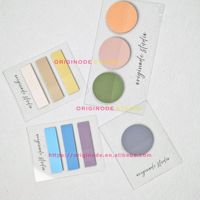 Ensemble de notes autocollantes transparentes avec logo personnalisé sur panneau PET transparent, bloc-notes imperméable translucide, marqueur de page pour indexation et avis de livre