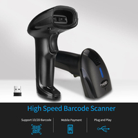 Lecteur de codes-barres sans fil 2,4 G YHD-1100DW, scanner portable, lecteur de codes-barres et machine