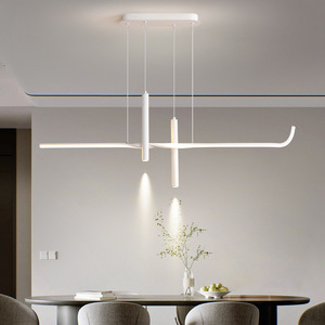 2022 Nordic Minimalist Dining Room Pendant <b>Light</b> Modern Designer Office Long Bar Table Lamp New Style <b>Chandelier</b> Pendant <b>Lights</b> - Product Image 3