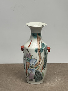 Antiguo China Qing Xuantong Famille Rose Porcelana Jarrón <span class=keywords><strong>DE</strong></span> ARTE Par <span class=keywords><strong>de</strong></span> FAMILLE ROSE ESPEJO IMAGEN JARROS CON ASAS DORADAS - Product Image 6
