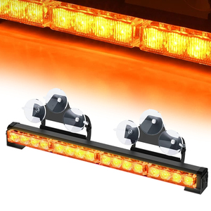 Cường độ cao Strobe ánh sáng mạnh mẽ Strobe 18 inch 2V 32 wát LED giao thông cố vấn Directional trắng và hổ phách Strobe 12V - Product Image 2