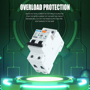 Pemutus Sirkuit Arus Sisa YRO Manufacturer's YRL7 63LE AC RCBO 1P+N 6KA dengan Perlindungan Arus Tipe Pemasangan Rel Din - Product Image 5