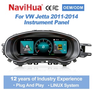 Navihua LCD Instrument Cluster Digital Dashboard <b>for</b> Volkswagen Jetta 2011-2014 <b>Car</b> Digital Cluster CarPlay Auto - Product Image 1