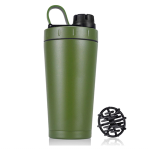 750ml double couches de mélange de protéines en acier inoxydable Bouteille mélangeur boule grille double isolation Bouteilles d'eau avec logo personnalisé - Product Image 4