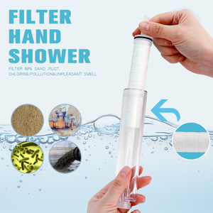 Cabezal <span class=keywords><strong>de</strong></span> Ducha <span class=keywords><strong>de</strong></span> Mano <span class=keywords><strong>de</strong></span> Alta Presión con Filtro <span class=keywords><strong>de</strong></span> Salud <span class=keywords><strong>de</strong></span> Plástico <span class=keywords><strong>de</strong></span> Diseño Visual Totalmente Transparente con Filtro <span class=keywords><strong>de</strong></span> Algodón PP en el Interior - Product Image 6