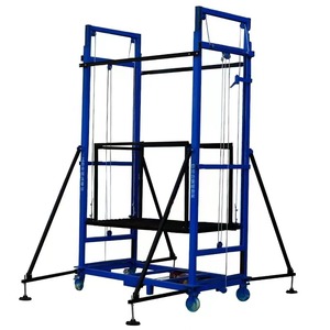 Vente flash : Échafaudage électrique portable de 500 kg, 2 m, 4 m, 6 m, 8 m, 10 m, é<span class=keywords><strong>l</strong></span>évateur <span class=keywords><strong>pour</strong></span> peinture murale, <span class=keywords><strong>pour</strong></span> la construction - Product Image 1