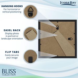 Customized Eco-Friendly Mdf <b>Photo</b> <b>Frame</b> <b>Square</b> Retro Desktop Wooden Style Wall Mounted 6/7/8/10/12 Inch Sizes For Rural - Product Image 2