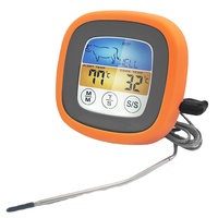 Thermomètre à viande numérique intelligent à écran coloré avec rétro-éclairage pour la cuisine et l'extérieur barbecue thermomètre à viande 1902