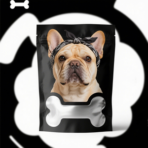 Sac à fermeture éclair debout imprimé numérique personnalisé nourriture sèche pour chien et chat sacs de 2kg pochette d'emballage en plastique en feuille d'aluminium - Product Image 3