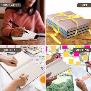Custom A5 Hardcover PU Leather Business Office <b>Notebook</b> with Thermal Binding 100 Sheets-Gift Option - Product Image 4