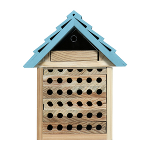 Maison d'insectes antique en bois de <span class=keywords><strong>sapin</strong></span>, hôtel pour insectes, maison d'insectes en bois pour la ferme, décoration extérieure de jardin - Product Image 2