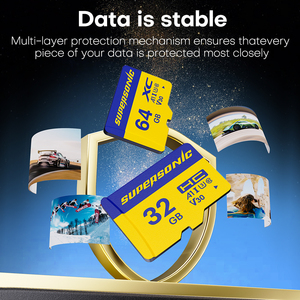 Carte SD TF Mini Supersonic Y610A haute vitesse 32 Go-256 Go V30 certifiée CE RoHS FCC pour téléphones et ordinateurs - Product Image 4