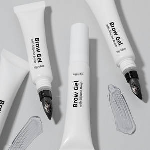 Marque privée <span class=keywords><strong>Maquillage</strong></span> Gel Stylo Vegan Sourcils Styling Étanche Liquide Gel Clair <span class=keywords><strong>Fixateur</strong></span> De Sourcils avec Brosse - Product Image 4