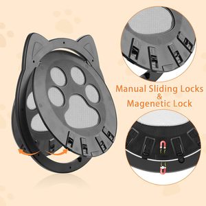 Nuovo lembo magnetico Anti funzione zanzara Mutil forma zampa finestra piccoli animali domestici porta gatti - Product Image 6