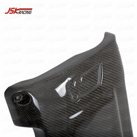 Couvercle de moteur en FIBER de carbone, couverture noire pour BMW série 3 E46 M3, 1999 — 2005