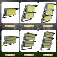 Projecteur de lumière de sécurité solaire à haut rendement 300W 600W 1000W Télécommande LED Projecteur de stade solaire rechargeable extérieur
