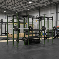 Plateforme de rangement CF Rig robuste et autoportante pour compétition multi-stations avec cible murale