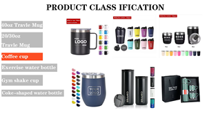 Ensemble de thermos isothermes à double paroi en acier inoxydable 304 de 500 ml avec logo personnalisé OEM, anti-fuite, cadeau d'entreprise - Product Image 3