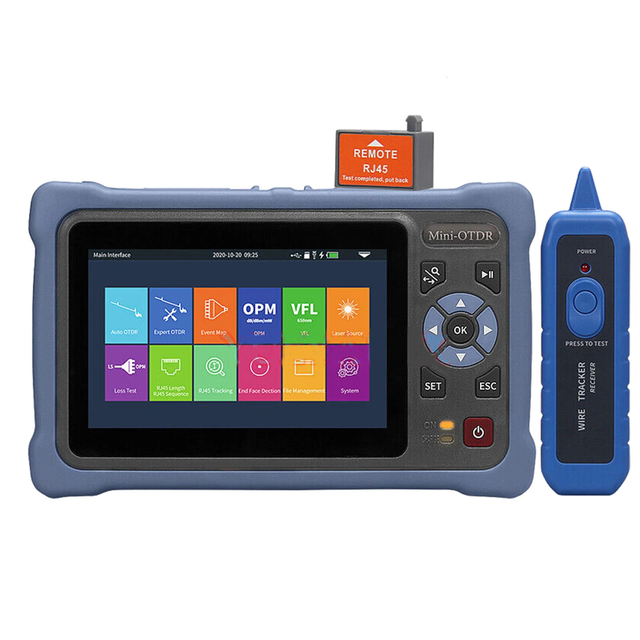 Portable Smart OTDR Fiber Optic Reflectometer with Event Map for FTTH Network Installation