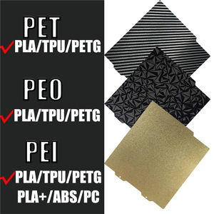 Plateforme chauffante en acier magnétique PEI double face pulvérisé K1, accessoire pour imprimante 3D - Product Image 2