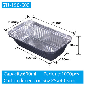 Fabricantes de contenedores de papel de aluminio de plástico PET de Venta caliente - Product Image 2