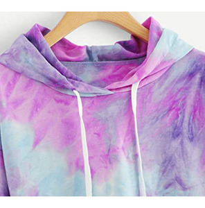 Sweat à capuche décontracté pour femmes, hoodie imprimé molletonné à la mode, Streetwear, haut court, tendance - Product Image 4