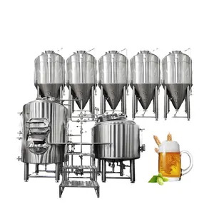 Buy Beer Dispenser Brewery Equipment Stainless Steel 5BBL Per Batch