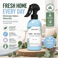 Spray désodorisant écologique personnalisé OEM/ODM, parfum frais longue durée pour la maison, la cuisine et la salle de bain, best-seller en Europe