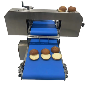 Máquina Cortadora de <span class=keywords><strong>Pan</strong></span> para Hamburguesas Eléctrica Continua 2025, Acero Inoxidable, Panadería Artesanal, Precio Competitivo para Leche, Trigo y Agua - Product Image 1